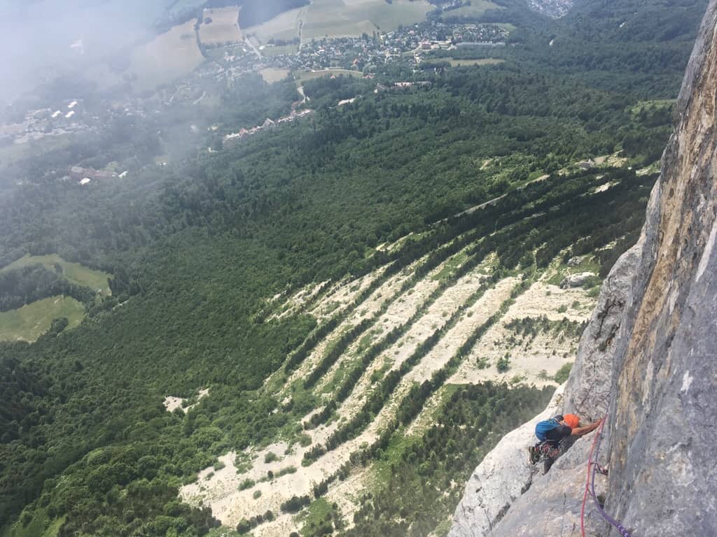 Voie coupé au rocher du midi